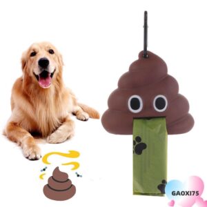 GAOXI75 Poop กระเป๋าเครื่องมือทาความสะอาด Excrement กล่องเก็บครอก Picker ถุงขยะแบบพกพาเครื่องจ่ายสุนัข