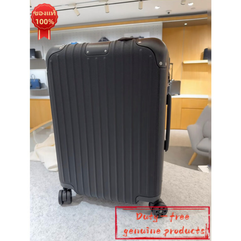 ของแท้ 100 ใหม่ ปลอดภาษี RIMOWA DISTINCT Cabin กระเป๋าเดินทางแคทรี่ออน พร้อมใบเสร็จและกล่องครบชุด