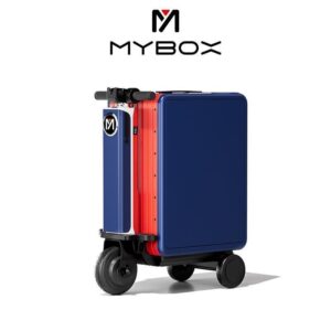 Mybox กระเป๋าเดินทางไฟฟ้าสไตล์ใหม่ Boarding สมาร์ทขี่กระเป๋าเดินทางกระเป๋าเดินทางผู้ใหญ่เด็กสามารถนั่งรถเข็น F