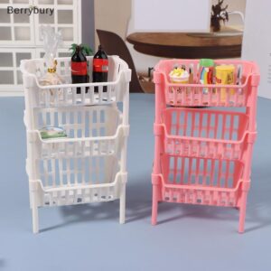 Berrybury 112 ตุ๊กตาอาหารผลไม้ตะกร้าเก็บตุ๊กตา House Staable ตะกร้าตุ๊กตาตกแต่งอุปกรณ์เสริมใหม่