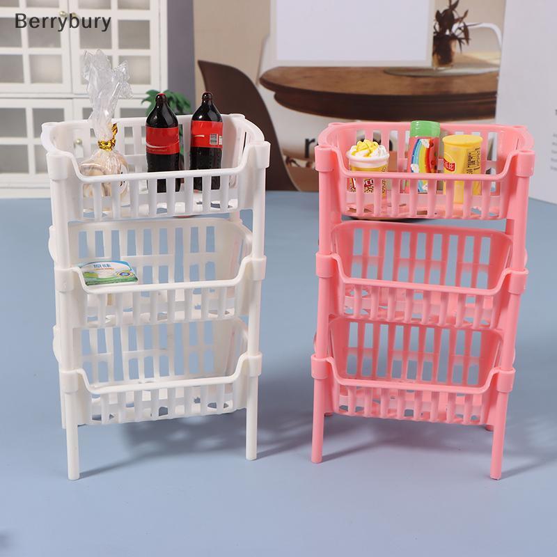 Berrybury 112 ตุ๊กตาอาหารผลไม้ตะกร้าเก็บตุ๊กตา House Staable ตะกร้าตุ๊กตาตกแต่งอุปกรณ์เสริมใหม่