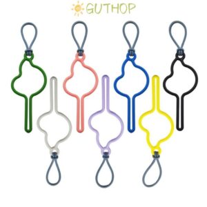 GUTHOP เครื่องจ่ายถุงเซ่อสุนัข วัสดุ PP แฮนด์ฟรี กระเป๋าใส่ถุงขยะสัตว์เลี้ยง กันน้าติดตั้งง่ายที่วางสายจูงลูกสุนัขอุปกรณ์สัตว์เลี้ยง