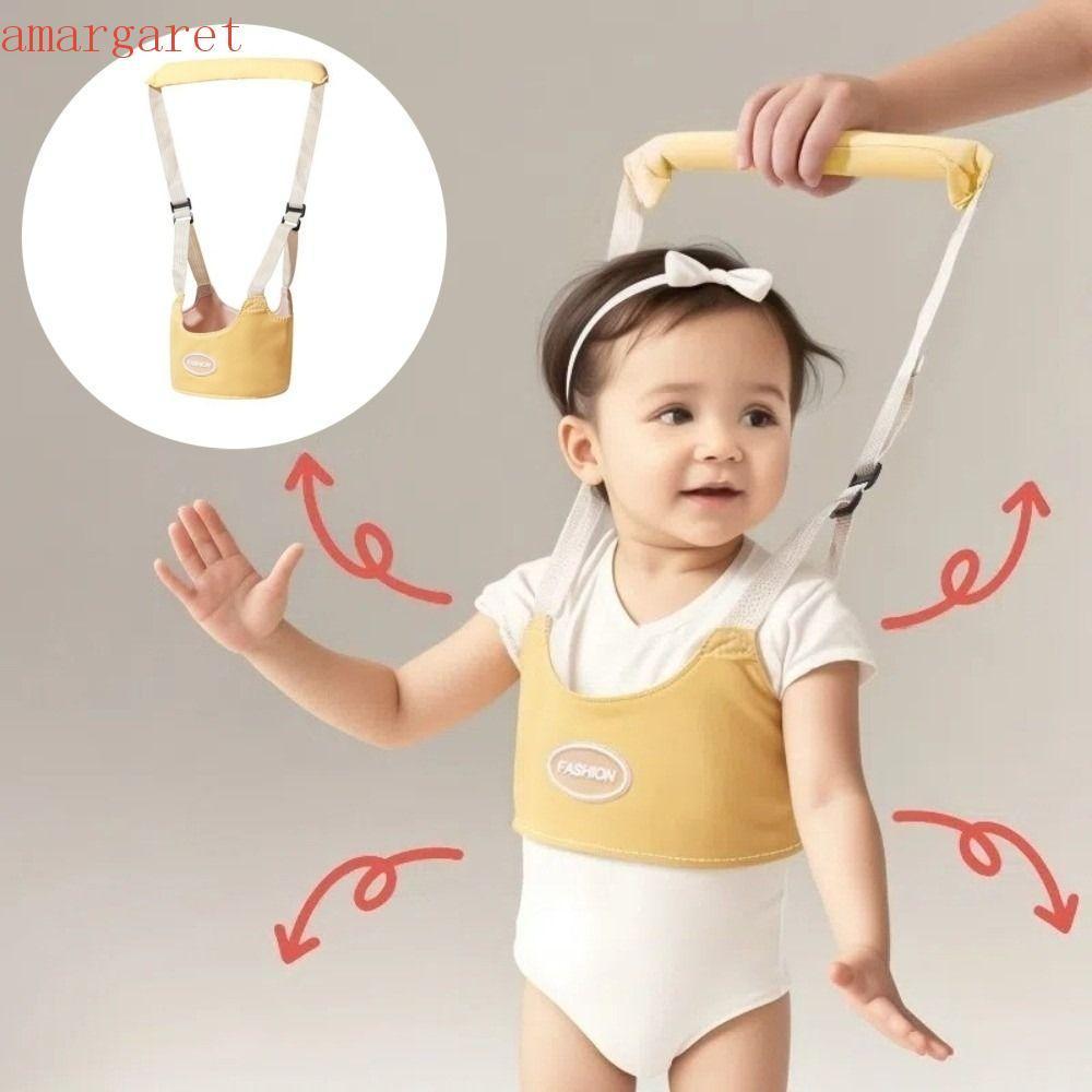 อามาร์กาเร็ต สายรัดเดินเด็กวัยหัดเดินเดินป้องกันผู้ช่วยมือถือเด็กวอล์คเกอร์ทนทานระบายอากาศปรับเด็กวัยหัดเดินเดินสายรัดป้องกันเข็มขัดเด็กวัยหัด