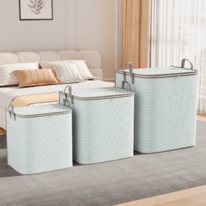 กล่องเก็บเสื้อผ้าครัวเรือนขนาดใหญ่ความจุกล่องเก็บเสื้อผ้าผ้าฝ้ายผ้าห่มถุงเก็บย้ายถุงบรรจุ
