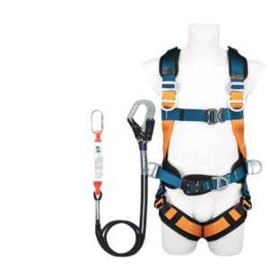 สถานที่ก่อสร้าง AntiFall Double Back Protection Rescue Seat Belt เข็มขัดนิรภัย HighAerial Work Construction FullBody Seat Belt g