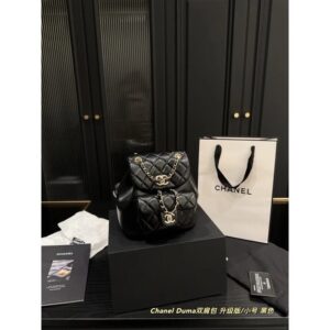 Overseas Order กล่องพับขนาดเล็กรุ่นอัพเกรดขนาด 1819 Chanel Duma Backpack
