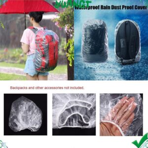 YUANGTH Knapsack Rain Coverพลาสติกกระเป๋าเดินทางกระเป๋าเป้สะพายหลังกันฝนเครื่องมือกันน้ากันฝนป้องกันฝุ่นทิ้ง Rucksack Raincover