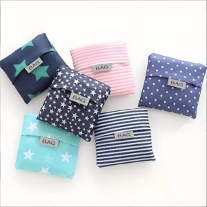 BLIVO ถุงผ้าพับได้ ถุงช้อปปิ้ง ถุงพับเก็บได้ ถุงใส่ของ ถุงผ้าลดโลกร้อน