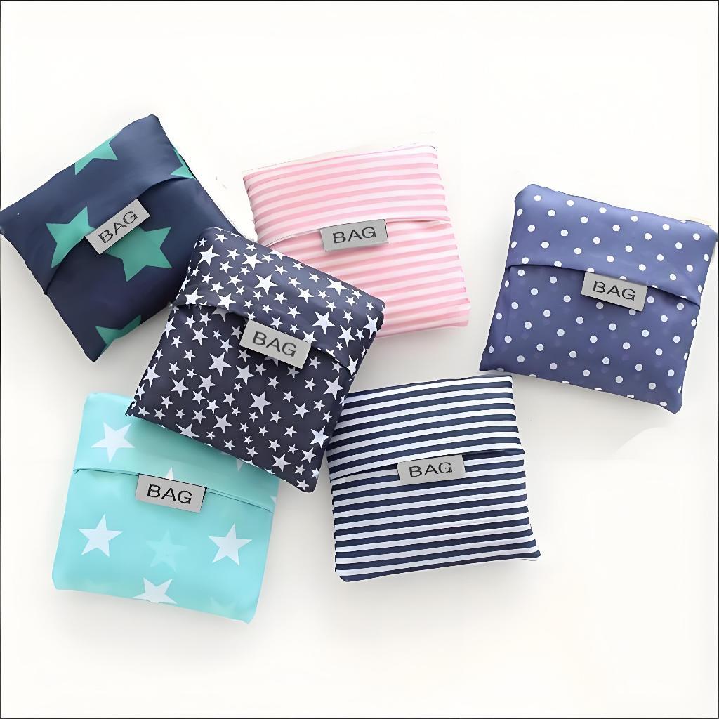 BLIVO ถุงผ้าพับได้ ถุงช้อปปิ้ง ถุงพับเก็บได้ ถุงใส่ของ ถุงผ้าลดโลกร้อน