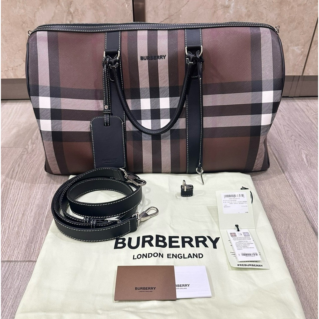 กระเป๋า Burberry Boston Holdall ของแท้ ใช้น้อย สภาพเริศ