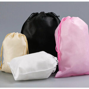 GIDAถุงผ้าสปันบอนด์หูรูด รุ่น Standard สปันบอนด์หูรูดผ้าสปันลดโลกร้อน15 สี